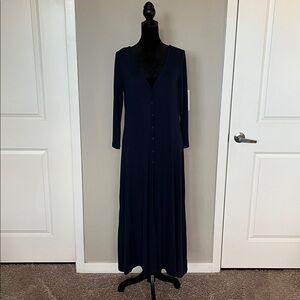 GAP Navy Blue Midi Dress